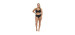 Ibiza Drew Plus Size D-F Cup Bikini Top - Women's