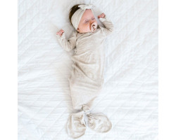 Knotted Sleeper 0m+ - Oatmeal