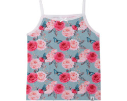 Camisole with small flower...