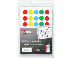 Avery Étiquettes autoadhésives translucides