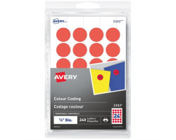 Avery Étiquettes de codage...