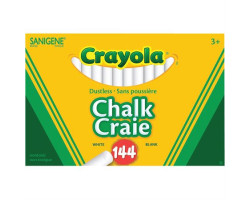 Crayola® Sanigene® Craie sans poussière, Couleurs Assorties, Boîte