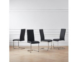 S-2378 chairs (black) 4pcs