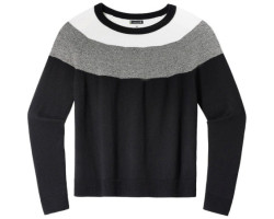 Edgewood Color Block Crew Sweater - Women's
