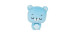 GUND Drops, Jonny B. Cub, Animal en peluche tout doux et expressif premium, bleu, 15,2 cm