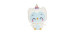 GUND Drops, Vicki Hoots, Animal en peluche tout doux et expressif premium, blanc, 15,2 cm