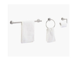 GROE Porte-serviettes, anneau, porte-mouchoirs (Lot de 3 pièces)