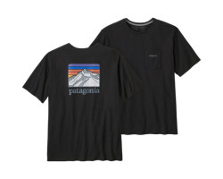 Patagonia T-shirt à poche Line Logo Ridge Responsibili-Tee - Homme
