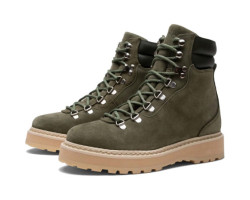 Suede Hiking Boots with...