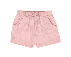 Pink Muslin Shorts 3-24 months