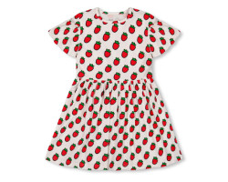 Strawberry Print Dress 7-10...