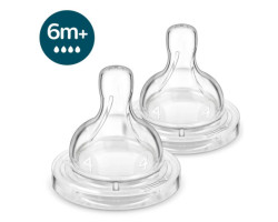 Anti-Colic Pacifiers (2) Level 4 for 6 months+