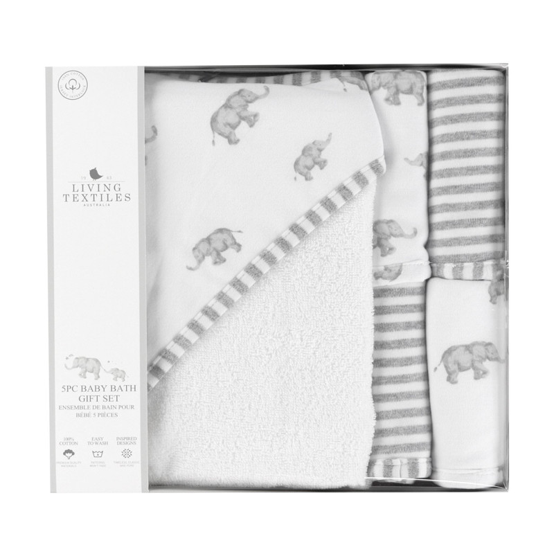 Bath Gift Set - Gray Elephant