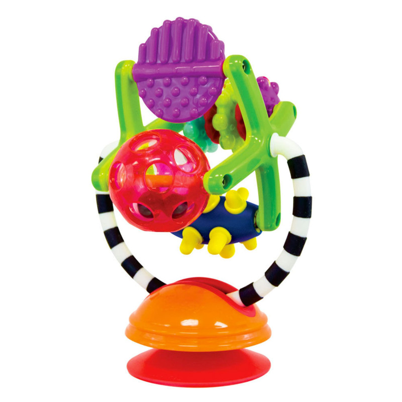 Multicolored Suction Rattle