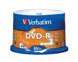 Verbatim Disque inscriptible DVD-R 16x