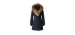 KAY Down Coat with Signature Mackage Natural Fur Collar - Women's