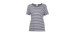 Armor Lux T-Shirt rayé en coton et lin - Femme