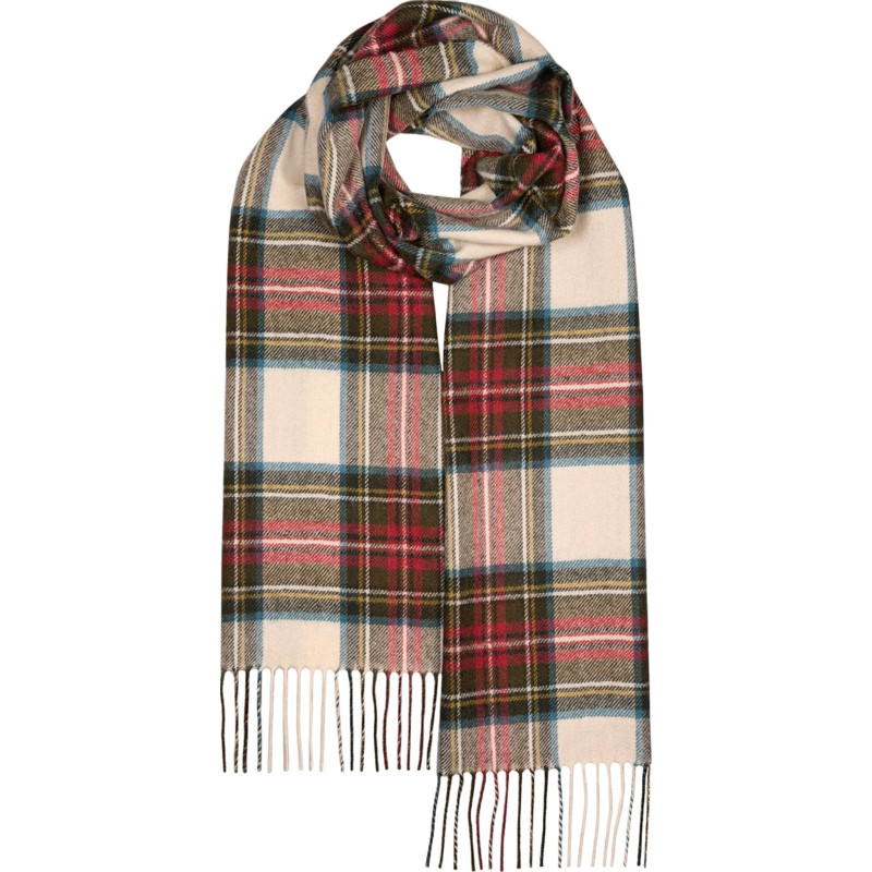 Oversized Lambswool Tartan Scarves