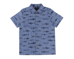 Beach Shark Shirt 7-14 years