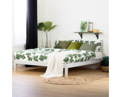 King Bed Frame - Vito Solid White