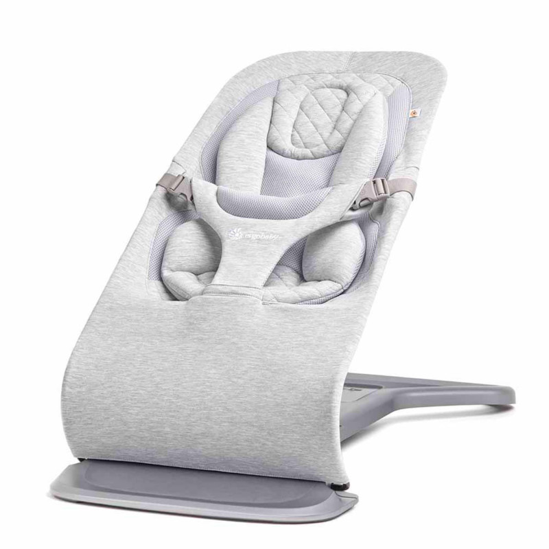 Ergobaby Siège Berçant 3-en-1 - Gris Pâle