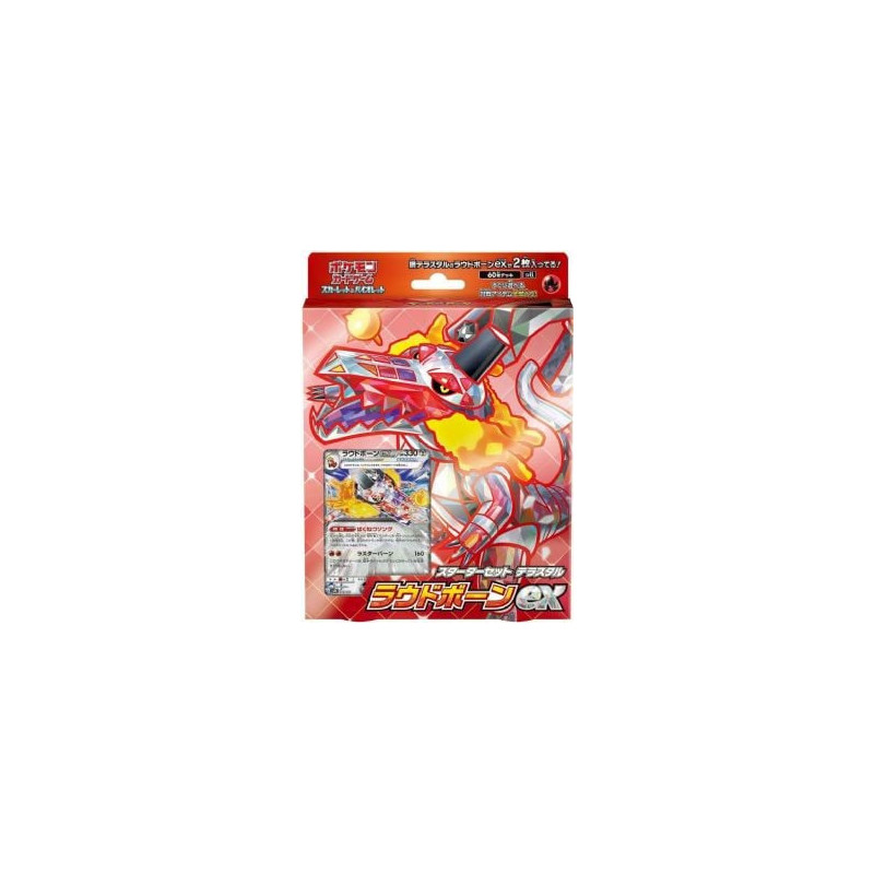 Pokémon -  starter deck: ex téracristal flâmigator (japonais) -  scarlet and violet