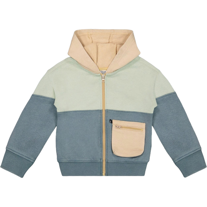 French Terry Hooded Cardigan - Little Boy