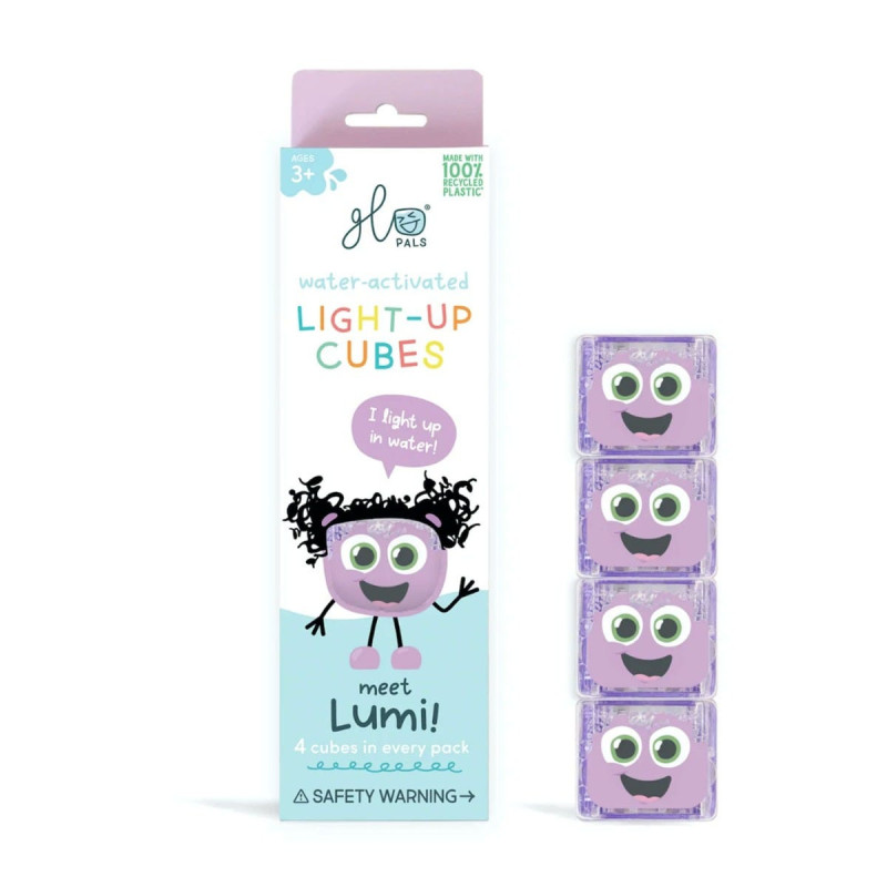 Glo Pals Cubes Lumineux pour le Bain - Lumi