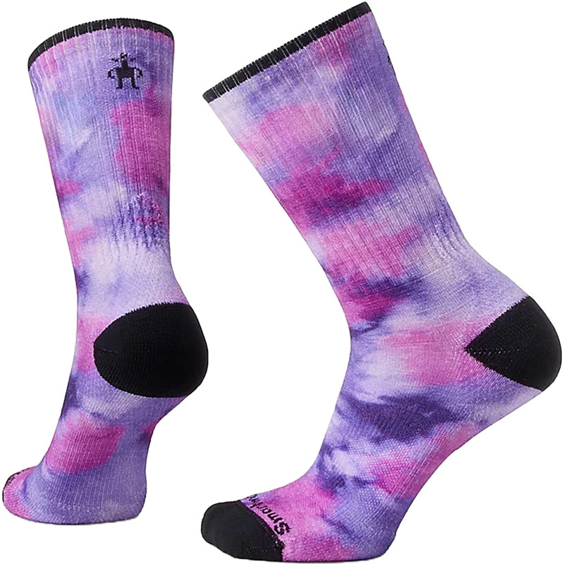 Athletic Far Out Tie-Dye Print Crew Socks - Unisex