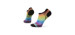 Run Zero Cushion Pride Rainbow Print Low Socks - Women's