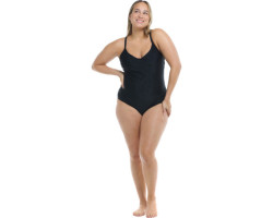 Smoothies Sandbar Plus Size One-Piece Swimsuit - Women's