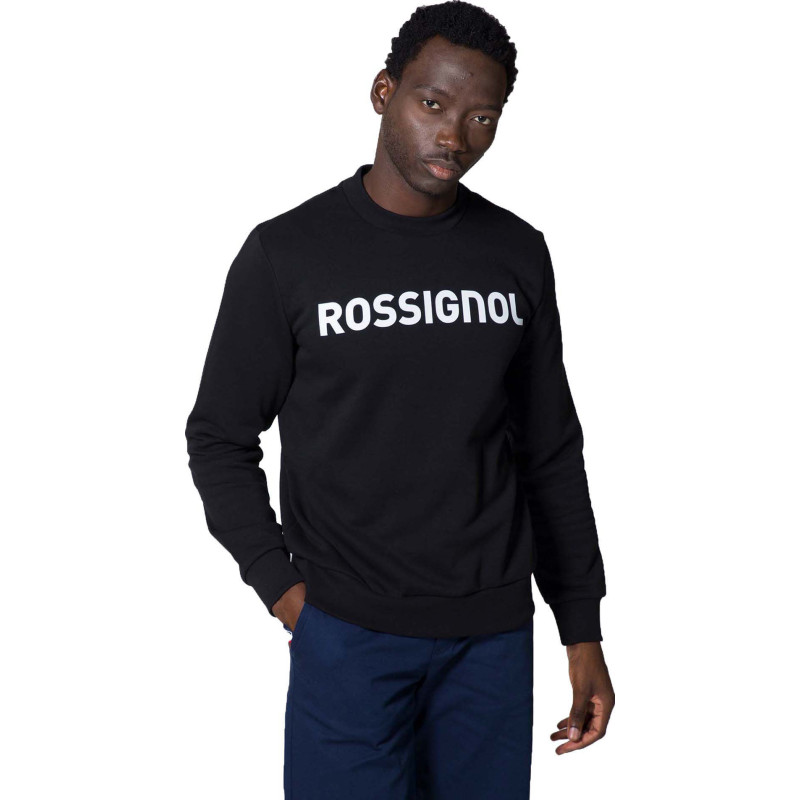 Logo Crew-Neck Fleece Sweatshirt - Men's