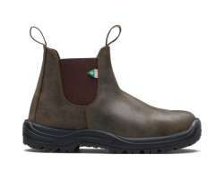 180 - Waxy rustic brown Work and Safety Boots - Unisex
