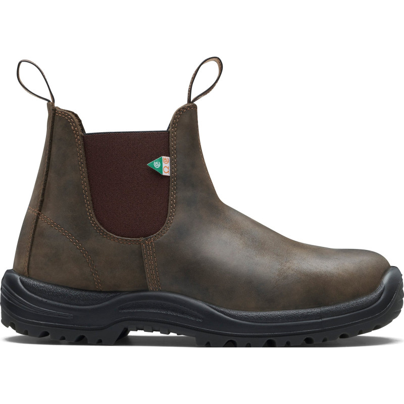 180 - Waxy rustic brown Work and Safety Boots - Unisex