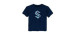 Kraken de seattle -  t-shirt du logo - bleu marin (4-5-6-7 ans)