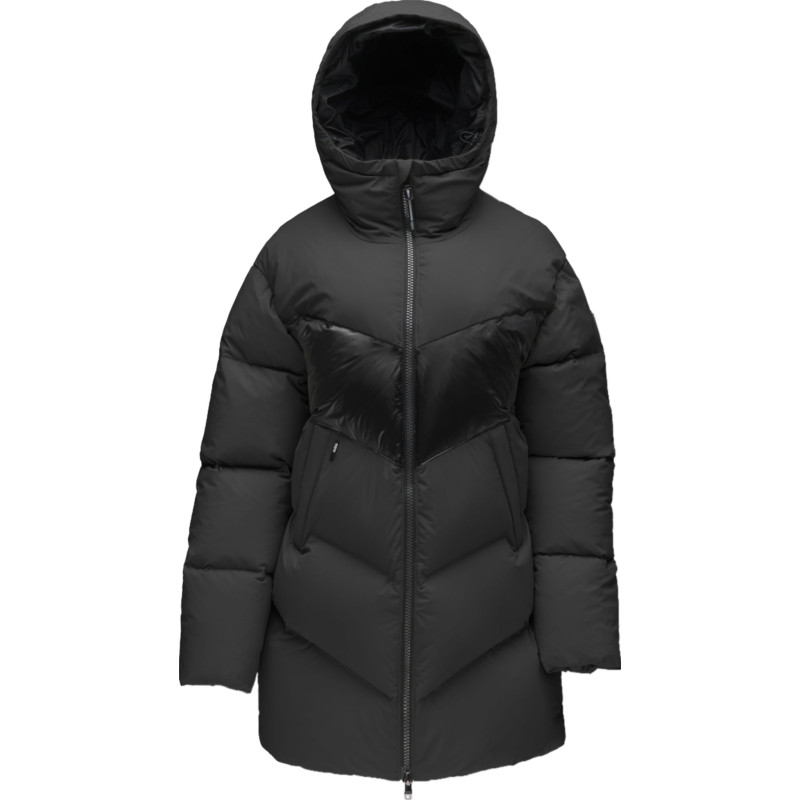 Isla Chevron quilted down jacket - Women