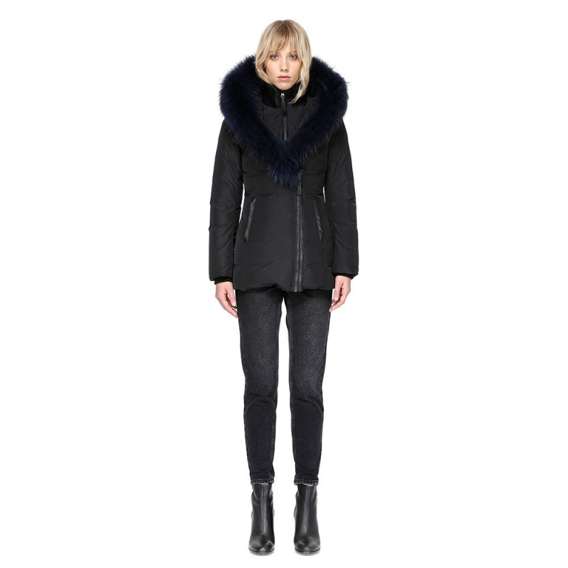 Adali down coat with Mackage signature natural fur collar - Women's