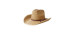 Brixton Chapeau de cowboy en paille Houston - Unisexe