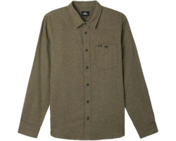Redmond Solid Stretch Flannel Shirt - Men's
