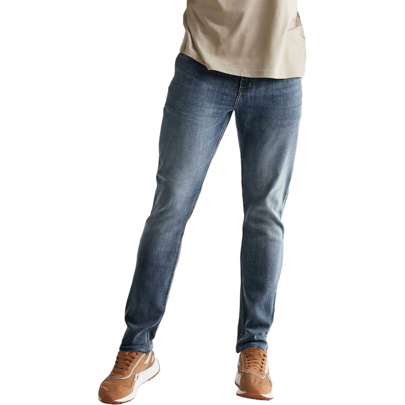 Performance Relaxed Tapered Denim Jeans - Men's