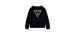 Guess Kids Kangourou Noir Logo 7-14ans