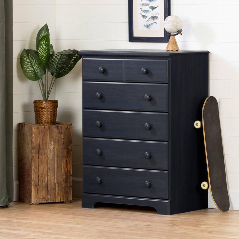 Summer Breeze 6 Drawer Chest - Blueberry