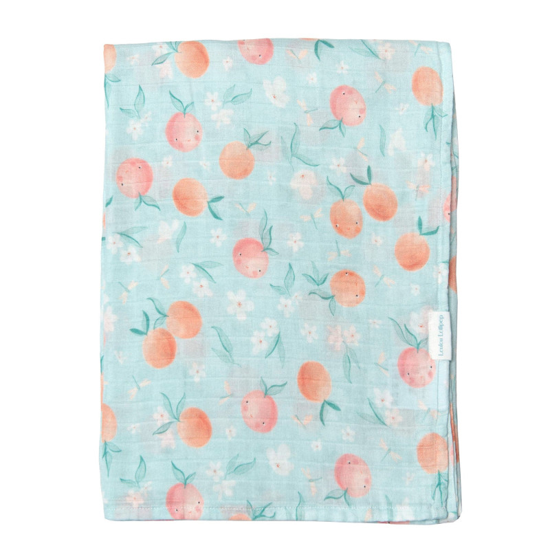 Bamboo Muslin Blanket - Peaches