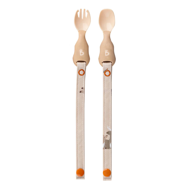 Attachable Utensils Pack of 2 - Fawn