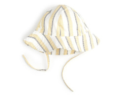 Lemon Striped Hat 0-24 months