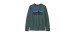 Patagonia T-shirt à manches longues en coton certifié biologique régénératif P-6 - Jeune