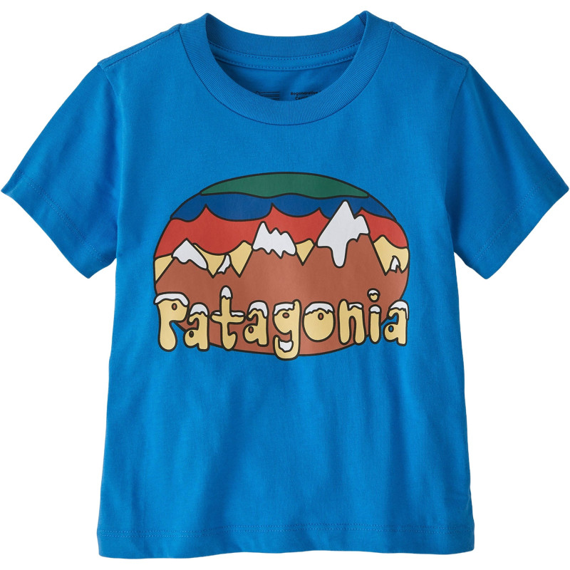 Patagonia T-shirt Baby Fitz Roy Flurries - Tout-Petit