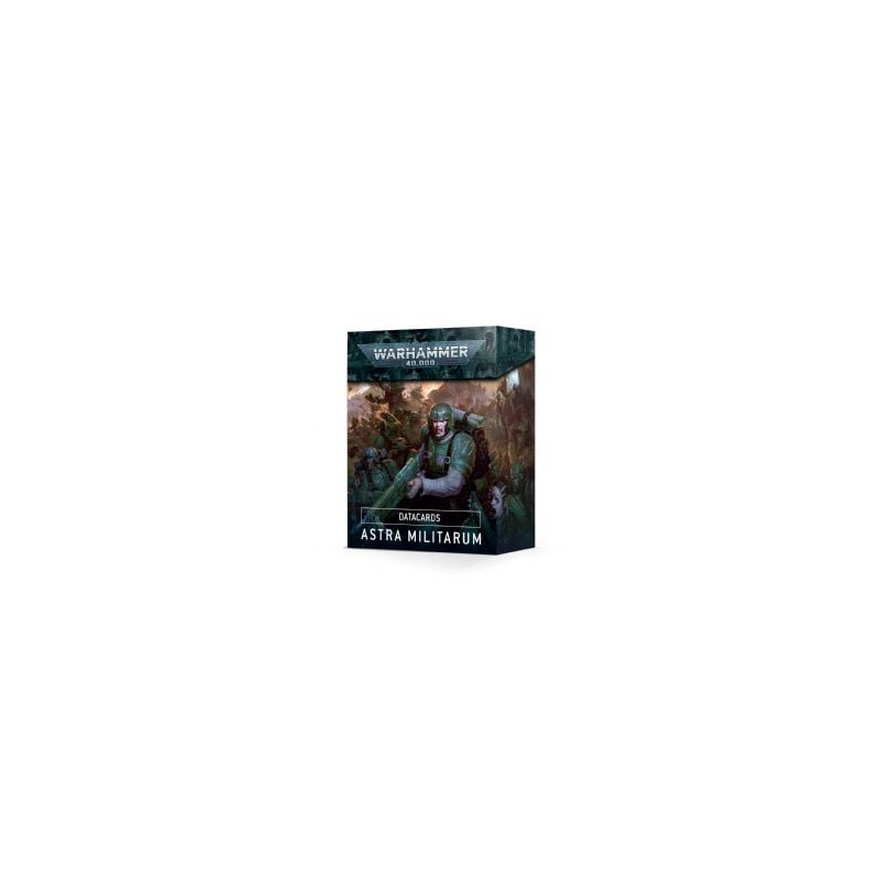 Warhammer 40k -  datacards (anglais) -  astra militarum