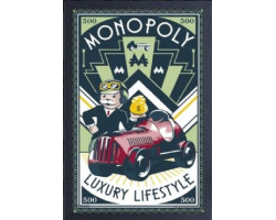 Monopoly -  image encadrée "luxury lifestyle" (33 cm x 48 cm)