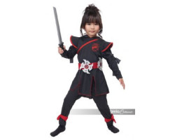 Ninja -  costume de petite fille ninja (enfant)